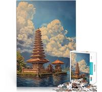 Puzzles de 1000 pièces pour Adultes Bali Intemporel Jeu Familial Anti-Stress Défi Difficile Convient aux Couples 38x26cm