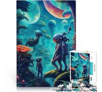 Puzzles de 1000 pièces pour Adultes Beauté Extraterrestre d'un Autre Monde Jeu intellectuel Cadeaux du Père Noël Secret 38x26cm