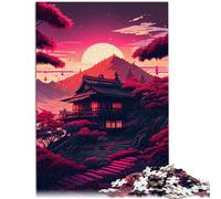 Puzzles de 1000 pièces pour Adultes Beaux paysages Jeux Amusants en Famille 26x38cm Améliorer l'amour Entre Les Couples pour Les Adolescents de 14 Ans et Plus