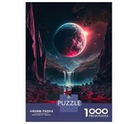 Puzzles De 1000 Pièces pour Adultes Blood Moon Rising Puzzles pour Adultes Jeu De Réflexion Améliorez Votre Mémoire Activités Amusantes À La Maison 38x26cm/1000pcs