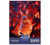 Puzzles De 1000 Pièces pour Adultes Bunny Apocalypse Puzzle Adulte, Jeu De Réflexion, Cadeau d'anniversaire, Cadeaux Uniques 52x38cm/1000pcs