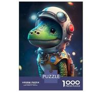 Puzzles De 1000 Pièces pour Adultes, Cadeaux Astronaut Space Dinosaur Puzzles pour Adultes, Jeux Relaxants, Décoration Murale, Cadeau d'anniversaire, Cadeaux, 38x26cm/1000pcs