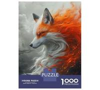 Puzzles De 1000 Pièces pour Adultes - Cadeaux Kitsune Red Fox Puzzle - Jeux Amusants pour Toute La Famille - Cadeaux pour Les Amis Et La Famille 70x50cm/1000pcs