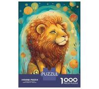 Puzzles De 1000 Pièces pour Adultes - Cadeaux Lion Mystical Puzzle - Jeux Amusants - Découpe De Précision - Cadeaux pour Les Amis Et La Famille 38x26cm/1000pcs