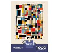 Puzzles De 1000 Pièces pour Adultes - Cadeaux Paul Klee Retrospective Exhibition Poster Puzzle pour Adultes - Jeux en Famille - Une Œuvre d'art - Cadeaux pour Les Amis Et La Famille 38x26cm/1000pcs