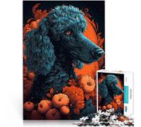 Puzzles de 1000 pièces pour Adultes Caniche Chien Charmant Jouets Jeux éducatifs Soulagement du Stress décoration Murale 50x70cm