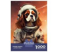 Puzzles De 1000 Pièces pour Adultes Cavalier Dog Mars Puzzle pour Adultes, Jouet, Décoration Murale, Course De Vitesse, Difficile Et Stimulant 38x26cm/1000pcs