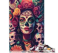 Puzzles de 1000 pièces pour Adultes « Célébrer la Vie et la Mort » - Puzzles en Bois créatifs pour Adultes et Adolescents - Jeu de Puzzle éducatif Familial - 1000 pièces (75 x 50 cm)