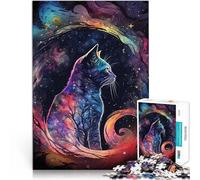 Puzzles de 1000 pièces pour Adultes Chatons interstellaires Jeux éducatifs Décoration d'intérieur Décoration Parfaite 52x38cm