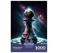 Puzzles De 1000 Pièces pour Adultes Chess Universe Puzzle Adulte, Jouet, Décoration Murale, Cadeaux Uniques pour Anniversaire Et Noël 52x38cm/1000pcs