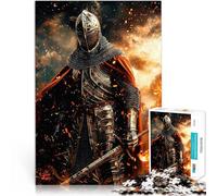 Puzzles de 1000 pièces pour Adultes Chevalier de l'enfer Mystique Jouets à Faire soi-même Interaction Parent-Enfant 52x38cm