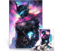 Puzzles de 1000 pièces pour Adultes Chevalier Noir en Armure Cosmique défi éducatif Cadeau d'anniversaire, Cadeaux, décoration Murale 52x38cm