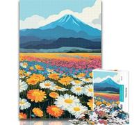 Puzzles de 1000 pièces pour Adultes, chrysanthèmes de Montagne, pour Adultes et Adolescents, Jouets éducatifs, Jeux Anti-Stress, Superbes Cadeaux et Jouets 75x50cm