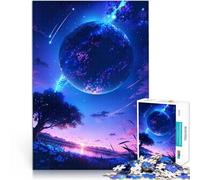 Puzzles de 1000 pièces pour Adultes Ciel Nocturne Fantastique animé Casse-tête Décoration Murale, Cadeaux Uniques pour Anniversaire et Noël 75x50cm