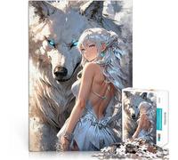 Puzzles de 1000 pièces pour Adultes Compagnons au Clair de Lune Jeu Familial Anti-Stress Défi Difficile Œuvre d'art 52x38cm
