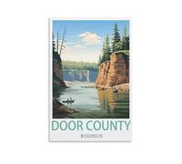 Puzzles de 1000 pièces pour Adultes, comté de Door, Wisconsin. Puzzles Classiques pour Enfants. Puzzles stimulants et Difficiles pour Adultes et Adolescents, 70 x 50 cm.