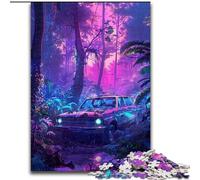 Puzzles de 1000 pièces pour adultes, Conduite de voiture sous le coucher du soleil, Puzzles pour adultes, Parfait pour la décoration intérieure, les anniversaires, les vacances et les cadeaux, 38x26cm