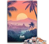Puzzles de 1000 pièces pour Adultes, Coucher de Soleil à Bali, Jeux éducatifs, Anti-Stress, Cadeaux du Père Noël Secret, pour Les Enfants de 14 Ans et Plus, 1000 pièces (50x75cm)