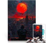 Puzzles de 1000 pièces pour Adultes Coucher de Soleil Urbain Jouets Jeux éducatifs Soulagement du Stress Jeu de défi Unique 38x26cm