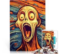 Puzzles de 1000 pièces pour Adultes Cri 6 Jouets addictifs pour Le défi de l'intelligence cérébrale Super Cadeau 75x50cm