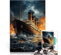 Puzzles de 1000 pièces pour Adultes croisière en mer Jeu Familial Anti-Stress Défi Difficile Améliorer la mémoire 38x26cm