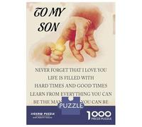 Puzzles De 1000 Pièces pour Adultes Dad to Son Puzzle pour Adolescents Course De Vitesse Manuelle Entraînez Votre Cerveau Et Vos Mains, des Jouets Addictifs pour Cultiver La Patience 70x50cm/1000pcs