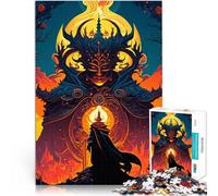 Puzzles de 1000 pièces pour Adultes Dark Fantasy Jouet éducatif intellectuel décompressant Collection d'artistes, Beaux-Arts 38x26cm