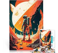 Puzzles de 1000 pièces pour Adultes Découvrez des Mondes extraterrestres défi éducatif est idéal comme Cadeau pour Toute la Famille 52x38cm