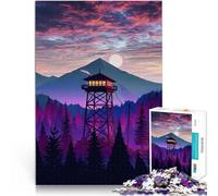 Puzzles de 1000 pièces pour Adultes Dessins animés de Gravity Falls Jeu de Casse-tête est idéal comme Cadeau pour Toute la Famille 38x26cm