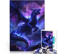 Puzzles de 1000 pièces pour Adultes Dragon de Foudre Jouets de Divertissement Familial est idéal comme Cadeau pour Toute la Famille 38x26cm