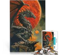 Puzzles de 1000 pièces pour Adultes Dragon légendaire Défi Difficile pour soulager Le Stress Améliorer la mémoire 52x38cm