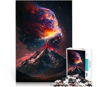 Puzzles de 1000 pièces pour Adultes Enfer en éruption Compétition de Vitesse Manuelle Jeu éducatif pour Anniversaire, Noël 38x26cm