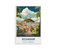 Puzzles de 1000 pièces pour Adultes, Équateur, Amérique du Sud. Puzzle de 1000 pièces à Peindre pour Adultes. Puzzle Stimulant à réaliser soi-même. 70 x 50 cm.