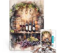 Puzzles de 1000 pièces pour Adultes Essence du vignoble Entraînez Votre Cerveau et Vos Mains Une œuvre d'art 50x70cm