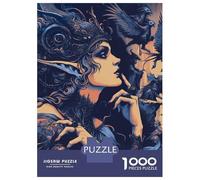 Puzzles De 1000 Pièces pour Adultes Et Adolescents Dark Fantasy Queen Casse-tête, Jeu De Réflexion, Décoration Intérieure, Idéal comme Cadeau 38x26cm/1000pcs