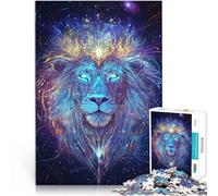 Puzzles de 1000 pièces pour Adultes et Adolescents Lion sacré Fait de Bois pour Les 14 Ans et Plus Vacances à la Maison : Tuer Le Temps Cadeaux de Jeux stimulants。Taille:50x75cm