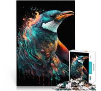 Puzzles de 1000 pièces pour Adultes et Adolescents Pingouin engageant Fait de Papier,pour Les 14 Ans et Plus Décoration d'intérieur Cadeau d'œuvre d'art。Taille:26x38cm/10.24x14.96pouce