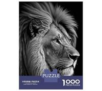 Puzzles De 1000 Pièces pour Adultes Et Adolescents Portrait of A Lion Casse-tête, Jeu De Réflexion, Décoration Intérieure, Idéal comme Cadeau 52x38cm/1000pcs