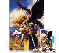 Puzzles de 1000 pièces pour Adultes et Adolescents Valkyrie majestueuse Fabriqué en Carton Convient aux 14 Ans et Plus Jeu de décoration d'intérieur Bon Cadeau。Taille:38x52cm/14.96x20.47pouce