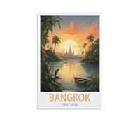 Puzzles de 1000 pièces pour Adultes et Enfants, Bangkok, Thaïlande. Puzzle Classique Familial de 1000 pièces, 26 x 38 cm.
