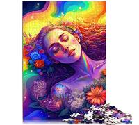 Puzzles de 1000 pièces pour Adultes et Enfants, Esprit Arc-en-Ciel, Carton recyclé pour Le Plaisir en Famille et Les soirées de Jeux, 10,27x14,96 Pouces