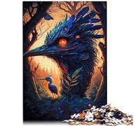 Puzzles de 1000 pièces pour Adultes et Enfants Royaume enchanté Puzzles en Bois d'autruche pour Adultes et Enfants à partir de 12 Ans 19,7 x 29,5 Pouces