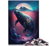 Puzzles de 1000 pièces pour Adultes et Enfants Sceau mystérieux Puzzle en Bois Puzzles drôles 19,7 x 29,5 Pouces