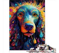 Puzzles de 1000 pièces pour Adultes et Enfants, Teckel psychédélique, Puzzle en Bois pour Enfants en Bas âge, garçons et Filles, Excellent Cadeau pour Adultes (50 x 75 cm)