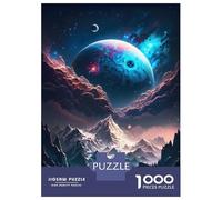 Puzzles De 1000 Pièces pour Adultes Everest Stellar Puzzles pour Adultes - Jeux Relaxants - Améliore La Mémoire - Cadeaux Uniques pour Un Anniversaire Ou Noël 70x50cm/1000pcs