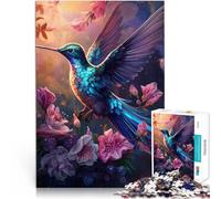 Puzzles de 1000 pièces pour Adultes Fantaisie du Colibri Réduction du Stress intéressante Cadeau d'anniversaire, Cadeaux 38x26cm
