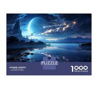 Puzzles De 1000 Pièces pour Adultes Fantasy Night Sky Landscape Puzzle pour Adolescents Améliore La Mémoire Chaque Pièce Est Unique - Jouets Et Jeux Éducatifs 38x26cm/1000pcs