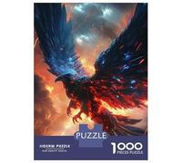 Puzzles De 1000 Pièces pour Adultes Fiery Phoenix Puzzle pour Adultes Jeu Pratique, Analyse Et Logique Jeu Stimulant Cadeaux 38x26cm/1000pcs