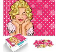 Puzzles de 1000 pièces pour Adultes Fille aux Bonbons Jouets de Jeu pour Cadeau Familial Car C'est Un pour Toute la Famille 38x26cm