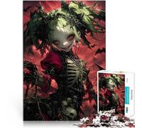 Puzzles de 1000 pièces pour Adultes Fille d'anime psychédélique Jouet éducatif d'apprentissage Idées Cadeaux 52x38cm